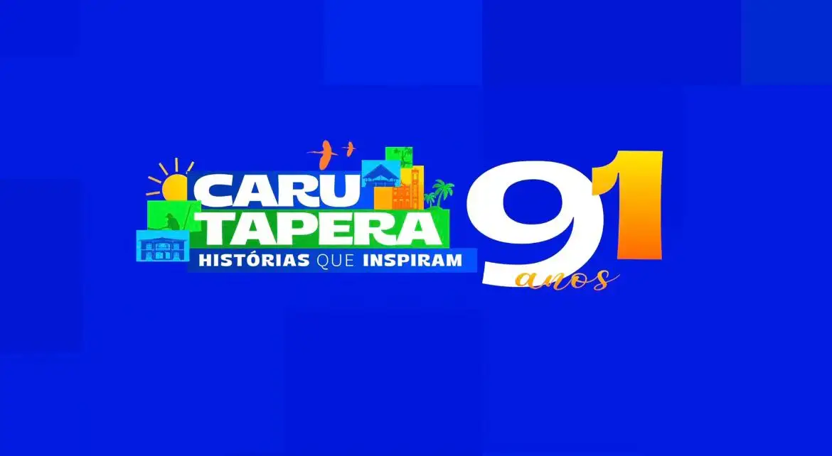 Foto 1 – Logomarca dos 91 anos de Carutapera celebra história e identidade do povo carutaperense